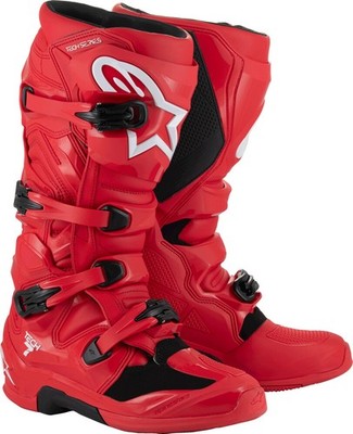 Alpinestars 2012025-3010-10 Tech 7 Boots Bright Red 10