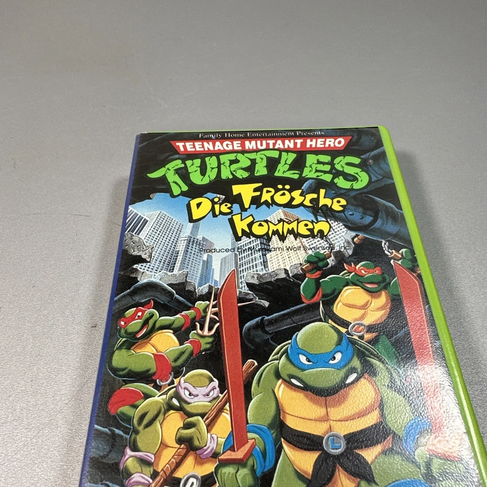 Turtles Teenage Mutant Hero VHS "Die Frösche kommen" 1990 - Bild 3 von 4
