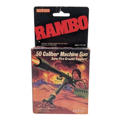 Rambo 50. Caliber Maschine Gun sealed Coleco 1985