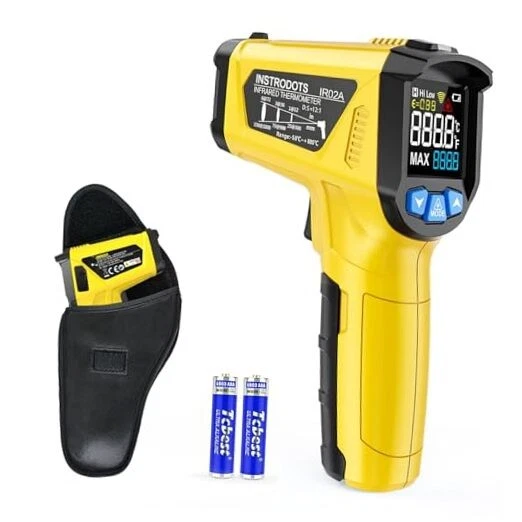 Infrared Thermometer Gun - Digital Laser Thermometer Yellow (-58°F1472°F)
Opens in a new window or t