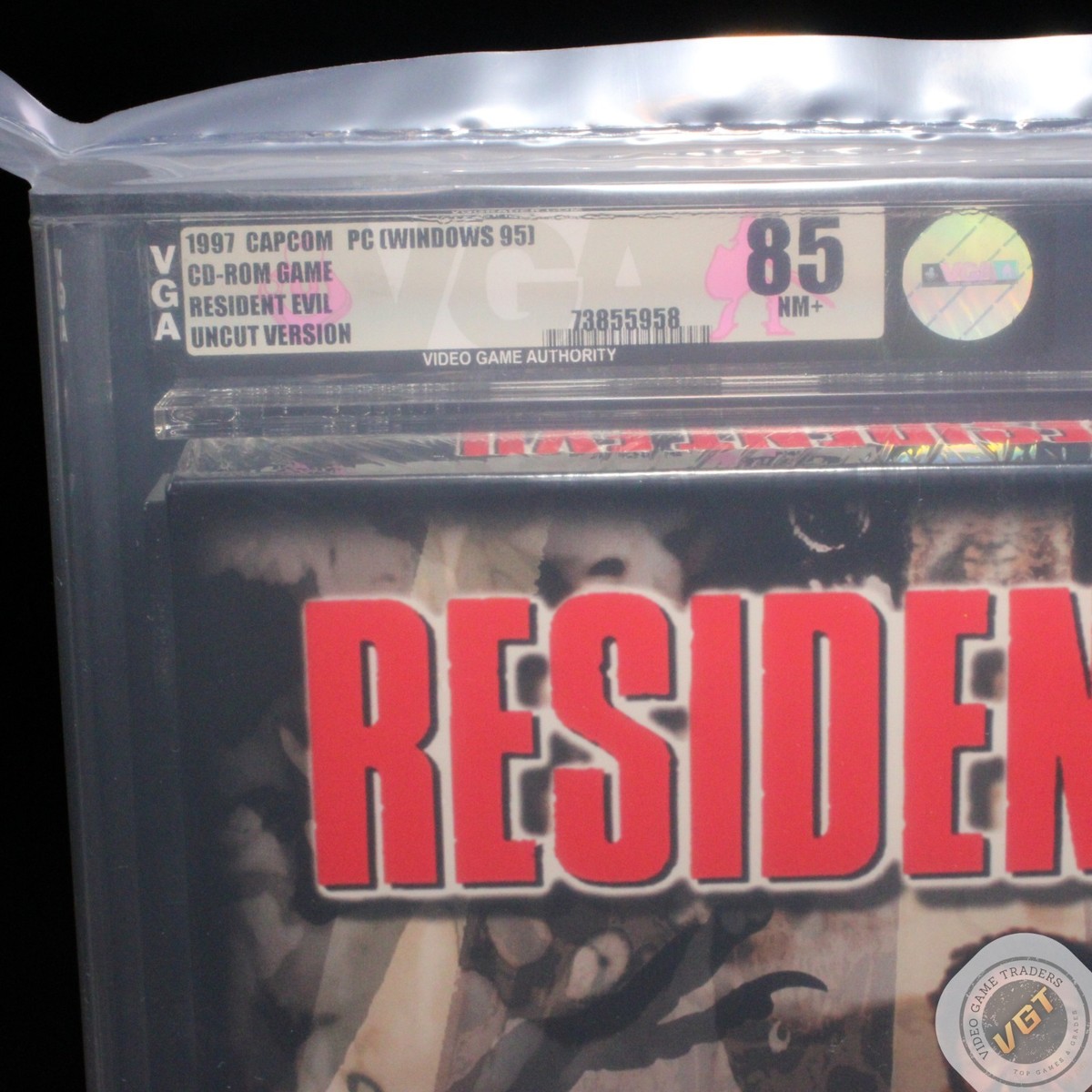 VGA 85 NM+ - Resident Evil 1 Uncut BIG BOX PC Game Capcom 1997 NEW