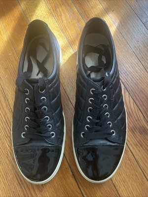 Ecco Leather Black Sneakers EU 41 (size 9)  Unisex