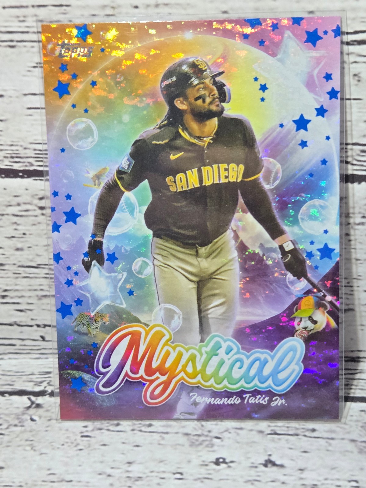 2024 Fernando Tatis Jr Topps Update Mystical Insert Card #MYS-34 blue parallel