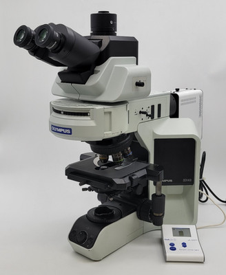 Olympus Microscope BX43 with Fluorescence and CoolLed pE-300 Illumination