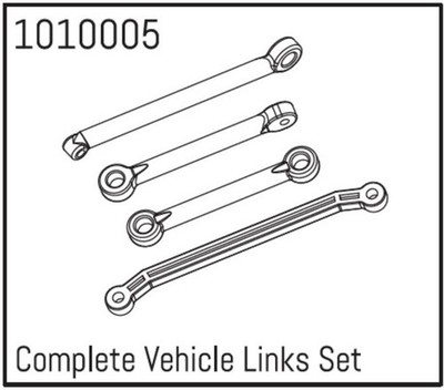 Hobby Plus RC Complete Vehicle Links Set / HBP240016