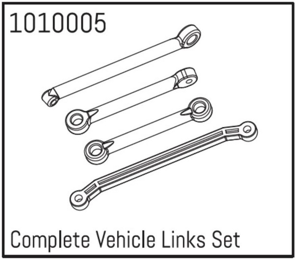 Hobby Plus Rc Complete Vehicle Links Set / HBP240016-image