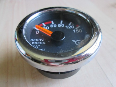 #ad 2017 Western Star A22 71474 002 Reservoir Air Pressure quot;Aquot; Gauge 150psi #M150JP $49.95