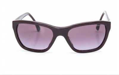CHANEL♡ブラウン キャットアイ サングラス Chanel Dark Brown Cat Eye Sunglasses with Case Authentic Japan