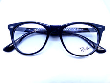 RAY BAN RB2185-V 2000 BLACK WAYFARER II 50/18 145 Eyeglass Frame 100 Authentic