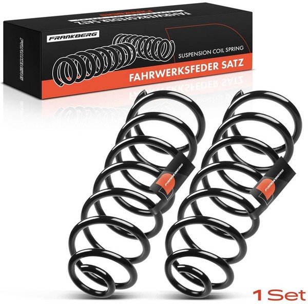 Frankberg 2X Fahrwerksfedern Hinten Passend FüR Seat Toledo VW Golf Vento-image