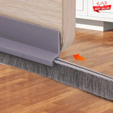 5 Meter selbstklebende Zugluftstopper Bürstenleiste Tür Fenster Dichtung Bänder UK