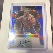 Panini 2023 Select UFC Ciryl Gane Blue Prizm Autograph #SG-CGN /75 MMA