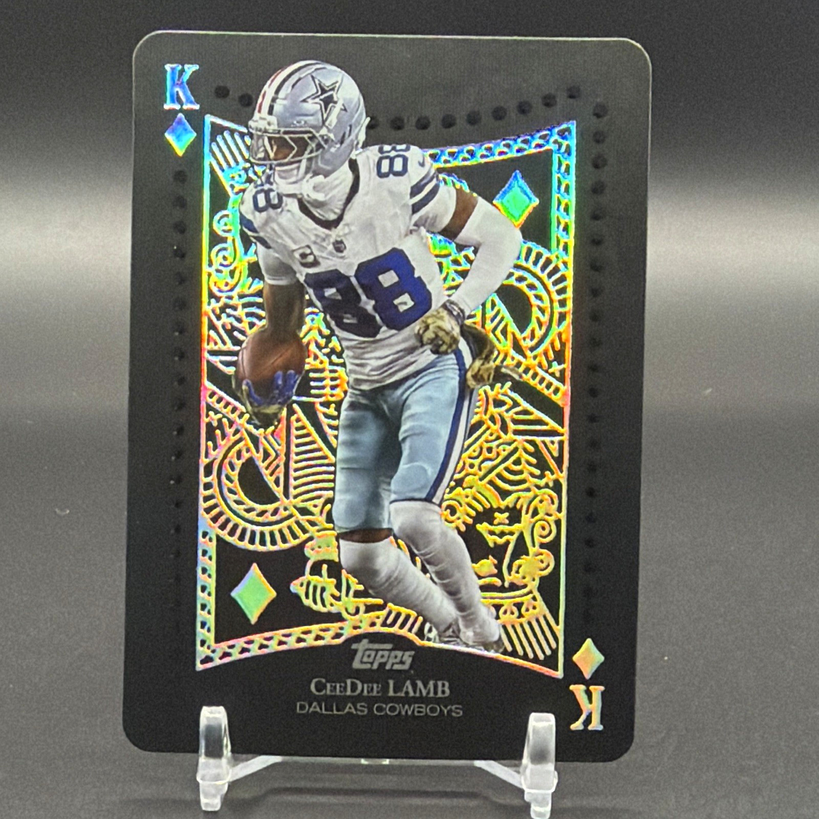 Topps Flagship ALL KINGS CeeDee Lamb Hologram Insert AK-5 Cowboys Football