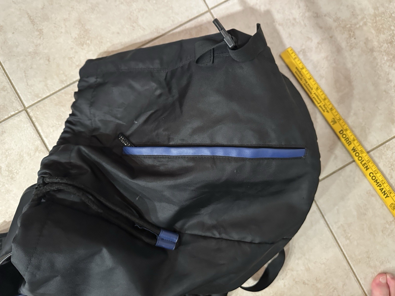 VERSACE PARFUM Large Black Drawstring Duffle Bag … - image 5