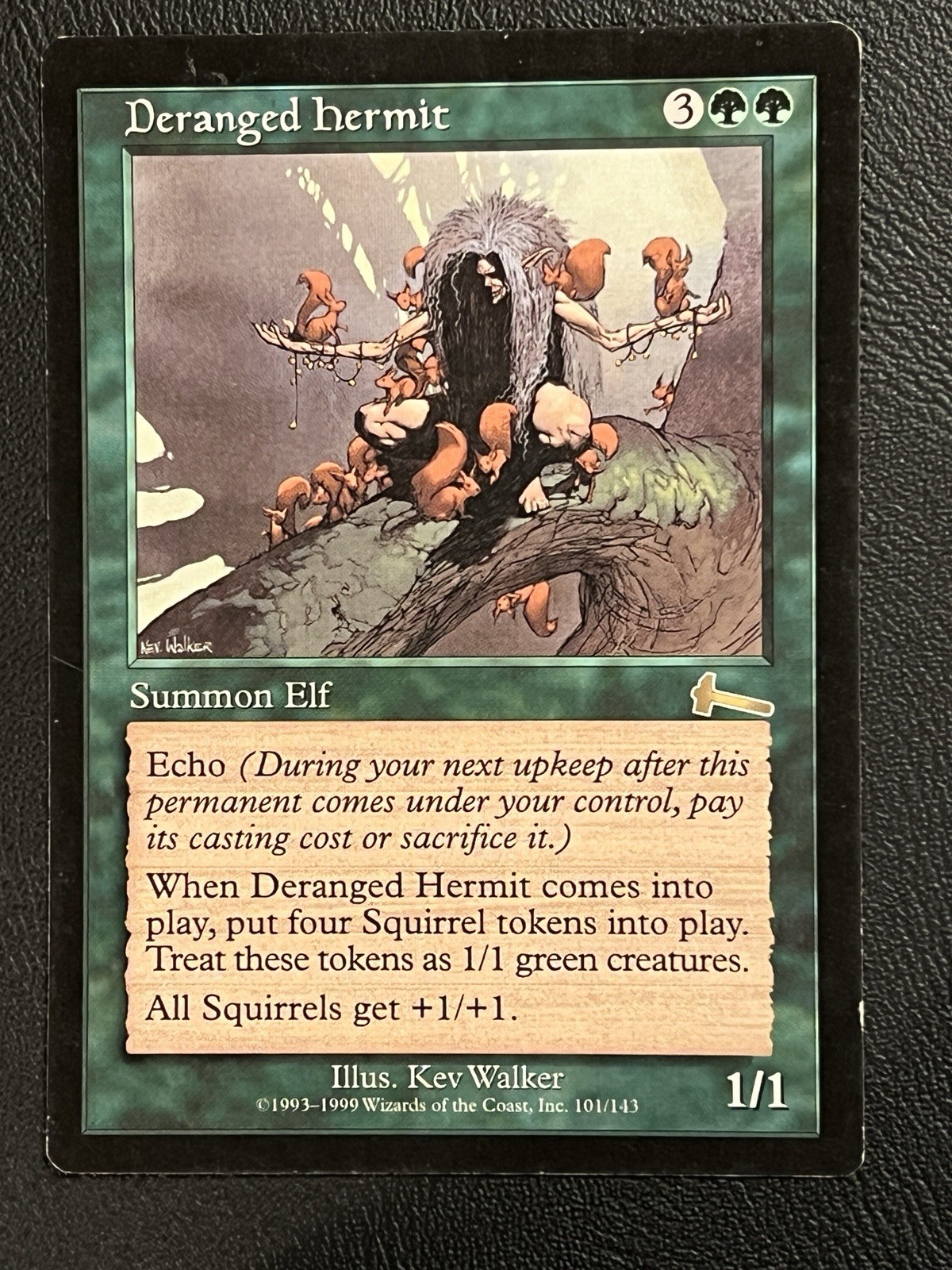 MTG Deranged Hermit  - Urza's Legacy #101 - LP