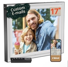 Pix-Star 17 inch Extra Large Digital Frame Free Unlimited Cloud Share Videos