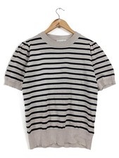 Saint Tropez Damen Pullover gestreift Gr. 40/L Casual Mehrfarbig