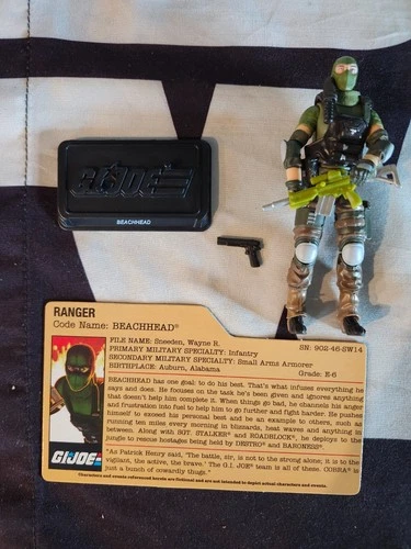 Beachhead V14 Resolute Set G.I. JOE COBRA 25th LOOSE Complete S4
