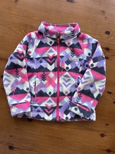 Toddler Columbia Fleece 3t Pink And Purple Full Zip