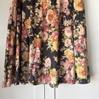 Le Lis - Skirt - Stitch Fix - 2X - Floral - Super Soft - Navy Blue — photo 5