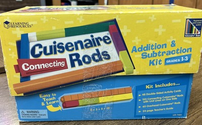 Cuisenaire Connecting Rods Addition Subtraction Kit Grades 1-3