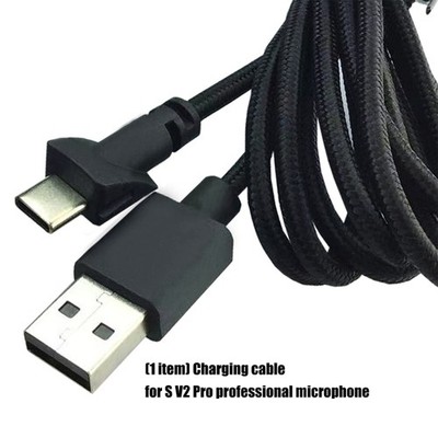 Music Device Power Cable for Seiren V2Pro Mic Data Cord Durability Type c Cord