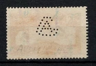 Perfin - Perforated A in C on YV PA 5 (CQ069)