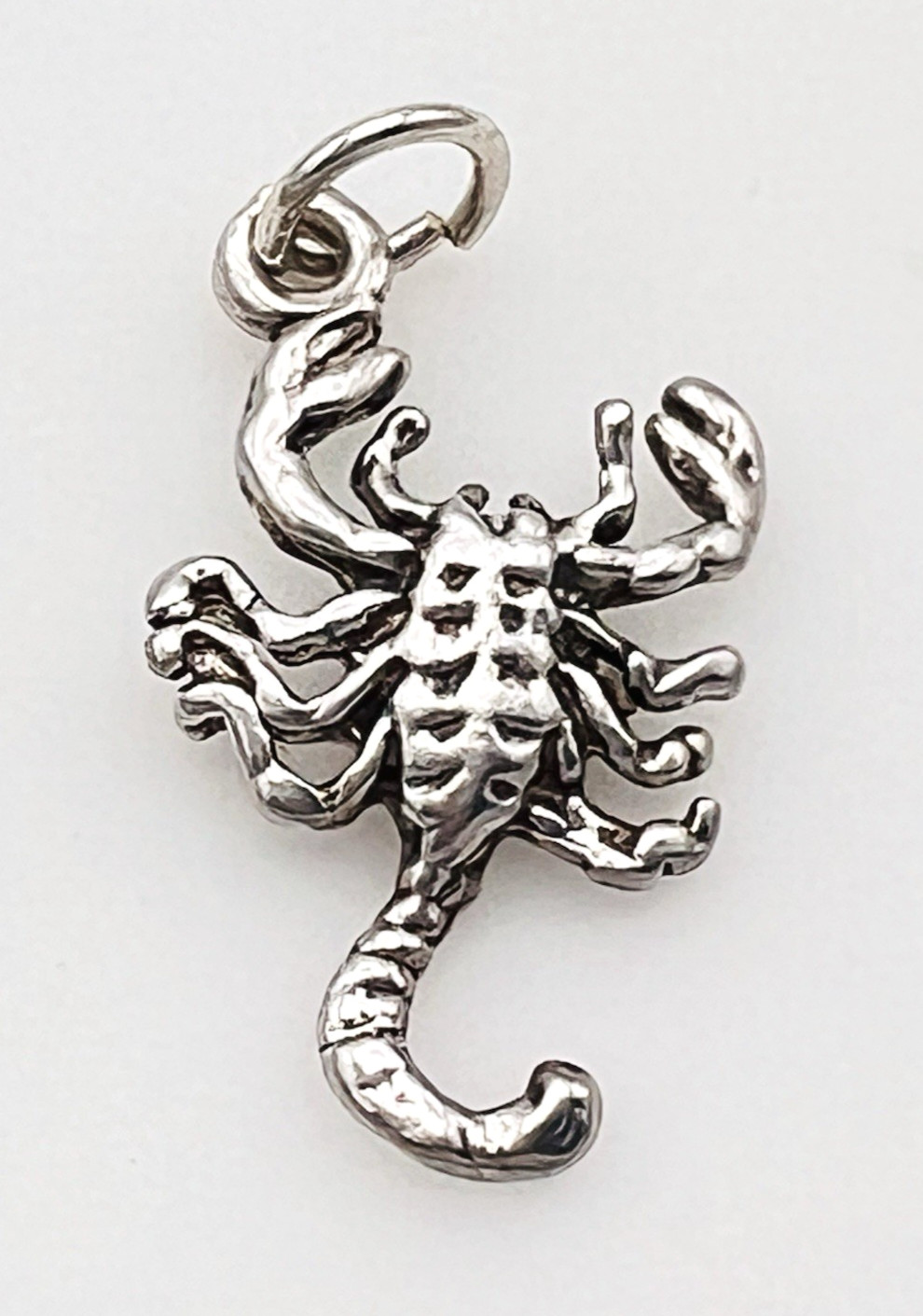Tiny Solid 925 Sterling Silver Astrological Scorp… - image 6