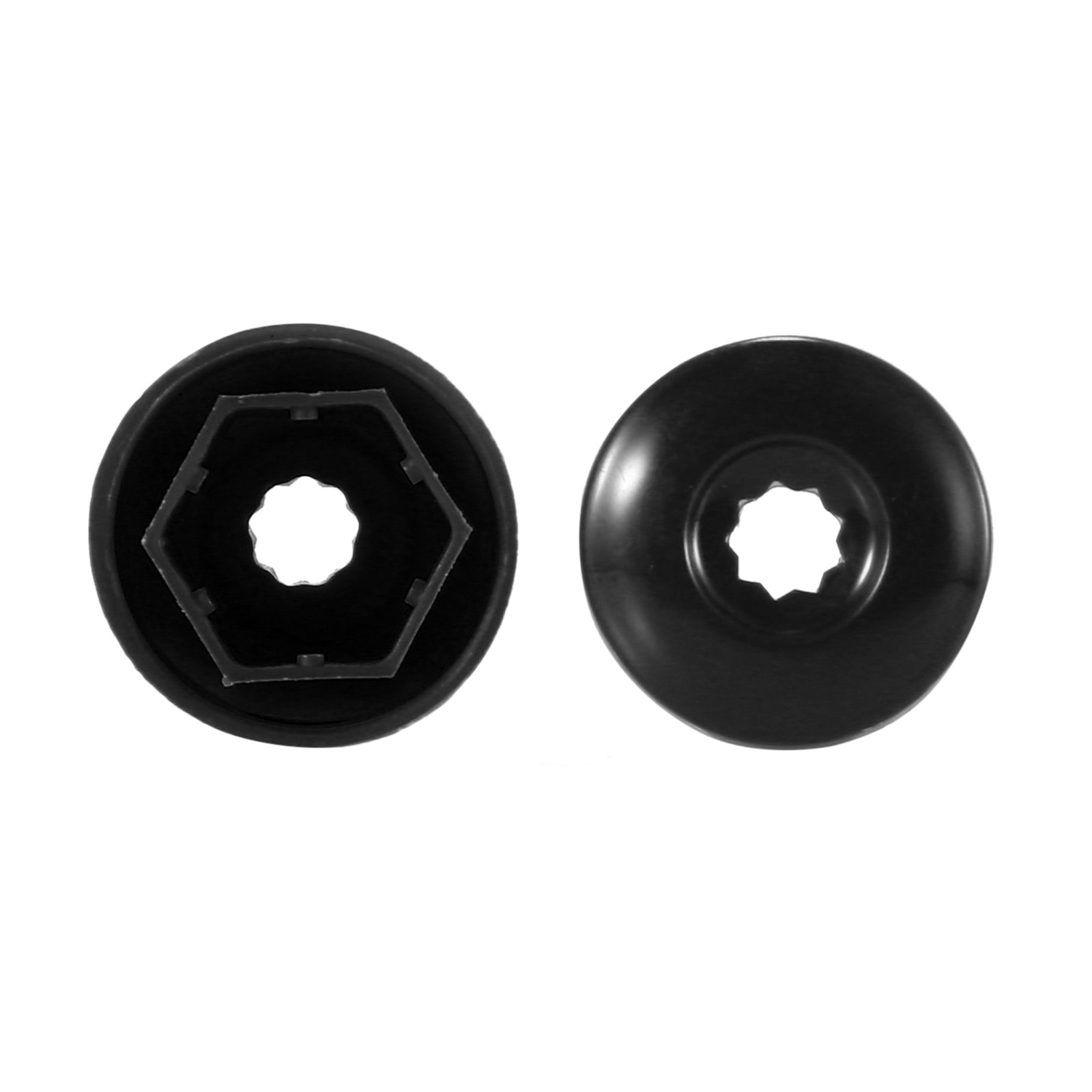 Pack of 1 For VW Black Wheel Lug Nut Covers Cap with Remove Dismantle Tool