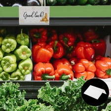 10 Pcs Signs for Vendors Price Display Supermarket Tag Holder Retail Store