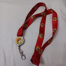 Buc-ee's Red Retractables Lanyard With Beaver Logo