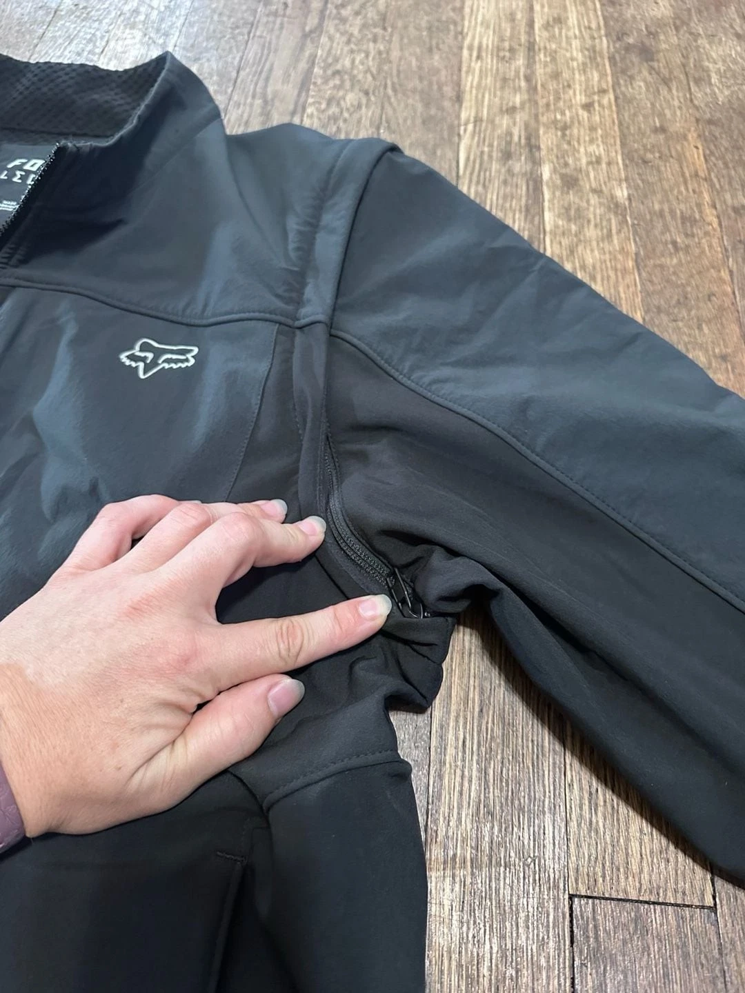 Fox Racing Legion Softshell Off-Road Jacket Convertible Vest Feature size Large - product detail image 2