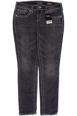 SILVER JEANS Jeans Damen Hose Denim Jeanshose Gr. EU 29 Baumwolle Grau #qu2j8h5
