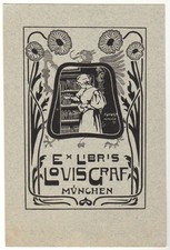 F. OTTO VOIGT: Exlibris für Louis Graf, München