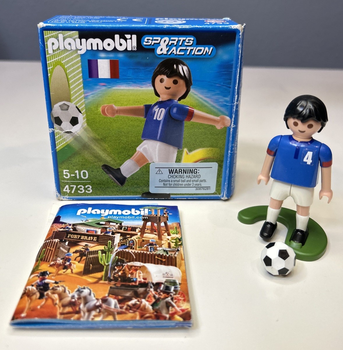 Playmobil サッカー シリーズ まとめ売り PLAYMOBIL SPORTS & ACTION FRANCE SOCCER PLAYER FRENCH MISB 4733