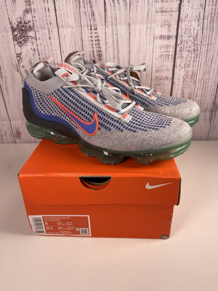 Nike Air VaporMax 2021 Flyknit Wolf Grey Mens Size 9.5 Athletic Shoes DQ3974-001 Nike Nike Air VaporMax 2021 Flyknit Wolf Grey Mens Size 9.5  main image 2