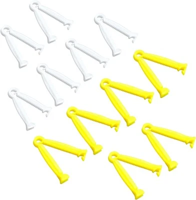 JJWNMLL 12 Stück Nabelschnurklemme Kunststoff Schwein Nabelschnurklemme für Haustiere F