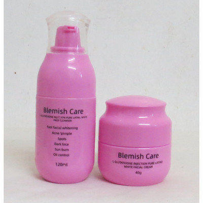 Blemish Care Glutathion Aufhellender Gesichtsreiniger + Gesichtscreme (2-teiliges Kombi-Set)