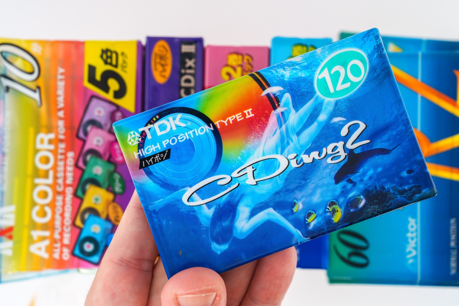 14x mixed TDK Maxell Sony Fuji (AXIA) VICTOR (JVC) Type2 Cassette Tape for deck