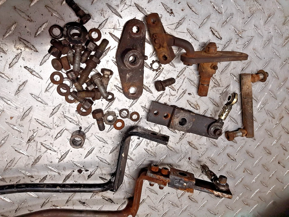 USED Dana 20 twin-stick shifter for 1972-1979 w/3-Speed trans, Jeep CJ FREE SHIP - Image 3 of 4