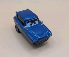 Disney Pixar Cars Blue Tomber Mattel Diecast V8881 Paris Market Three Wheel Car