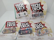 Tech Deck Paris 2024 Olympics Fingerboard Skateboard Lot Of 5 New Sealed 