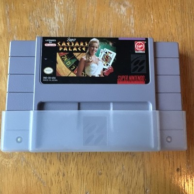 Super Caesars Palace Nintendo SNES Video Game Cartridge