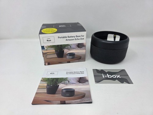 I-Box Run Tragbare Batterie Basis & Lautsprecher für Amazon Echo Dot 3. Gen
