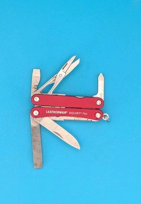 Leatherman SQUIRT PS4 Multi-Tool With Pliers Scissors Knife RED
