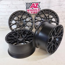 18 Tsw Black Wheels Rims 5x120 Staggered 18x8.89.5 Fit Cadillac Bmw Tesla