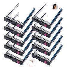 10x 2.5" NVMe SAS SATA Drive Tray Caddy for HP DL380 DL360 G10 Gen10 727695-001
