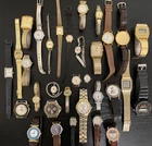 Men's & Women's Vintage Watch Lot Timex For Parts or Repair Lot Of 32