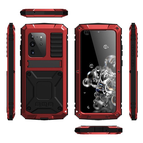 Metal Case Cover Skin Stand Waterproof for Samsung Galaxy S20 Plus/Note 20 Ultra - Picture 2 of 28