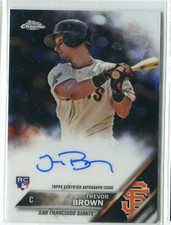 2016 Topps Chrome Trevor Brown AUTO AUTOGRAPH RC GIANTS